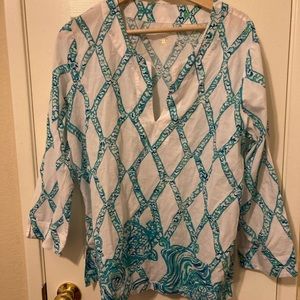 Lilly Pulitzer Turtle and Wave Tunic